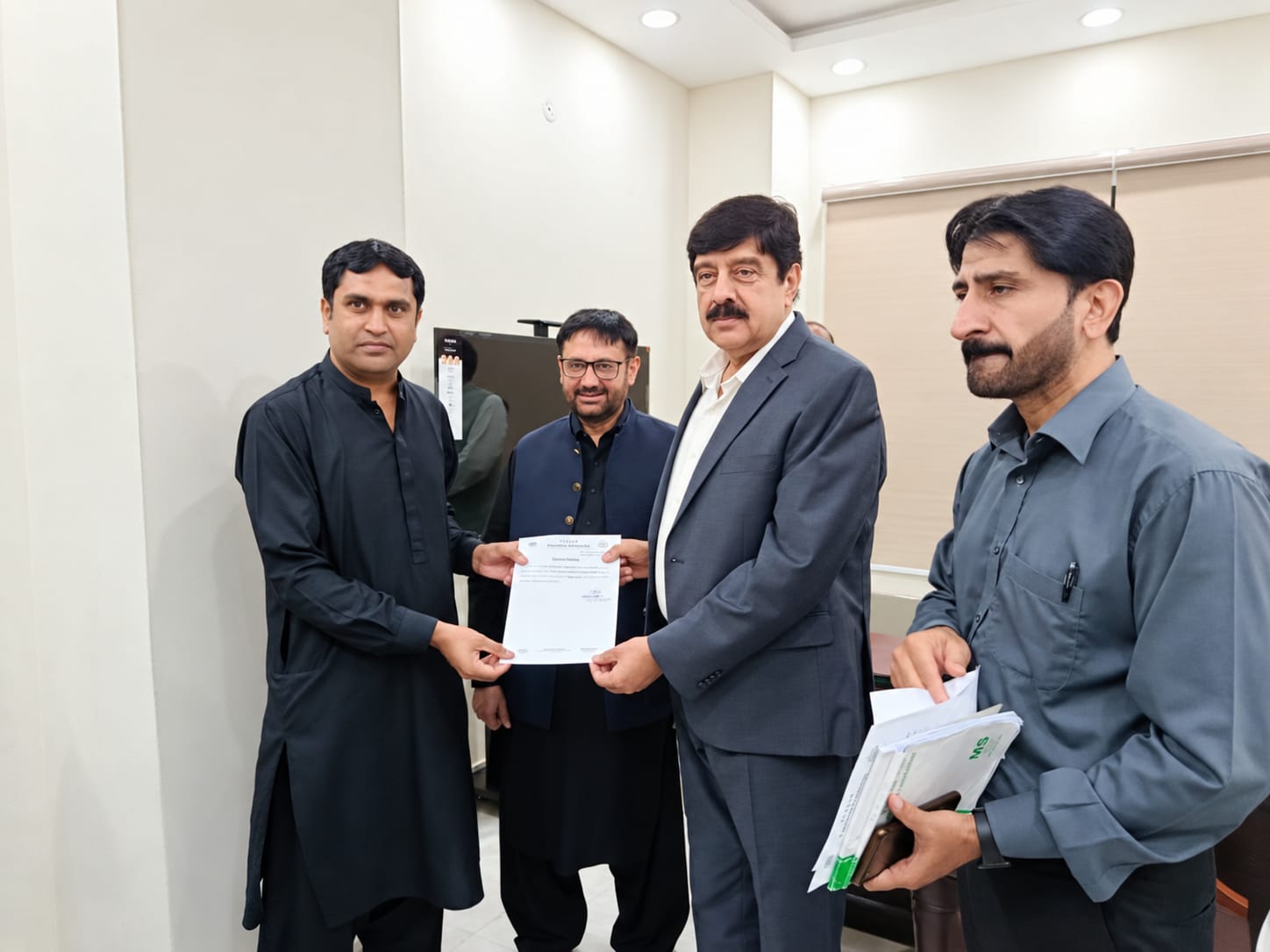 PDO receives the PSRP Phase-III license certificate from the Punjab Education Foundation